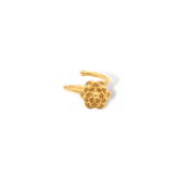 Anillo con flor de loto pequeña vista frontal
